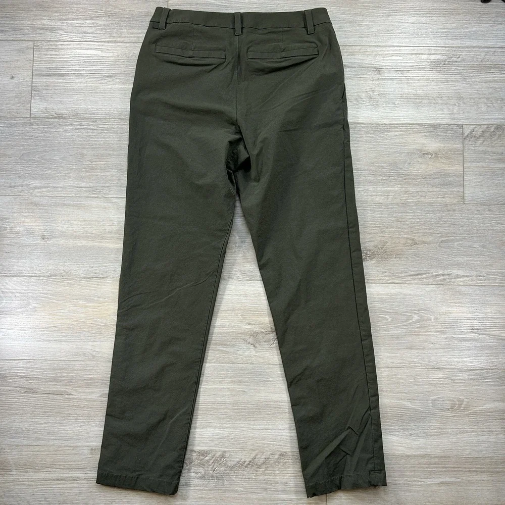 Lululemon ABC 31x31 Classic Fit Trouser Cotton VersaTwill Green LM5AX5S